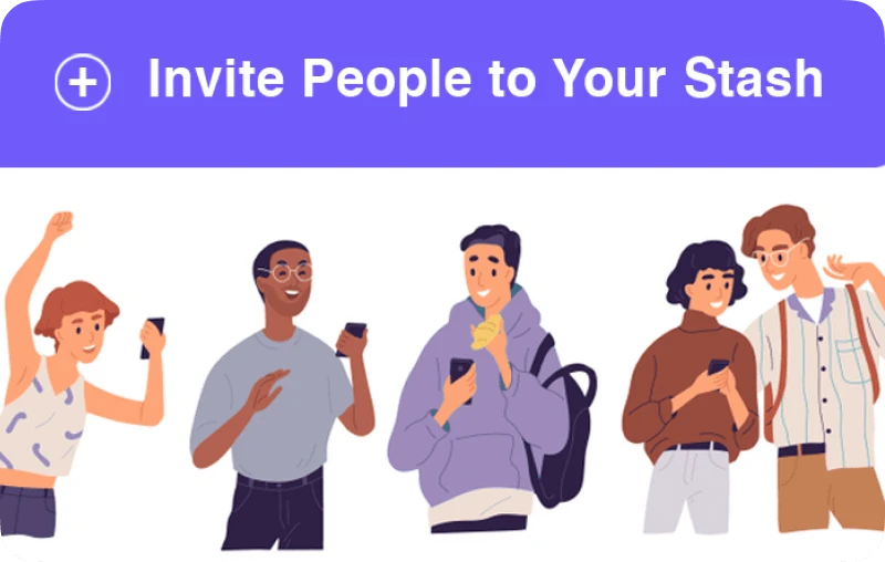 invite people to your stash